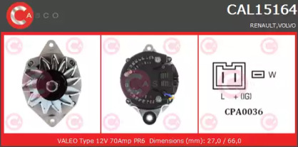 Генератор CASCO CAL15164AS