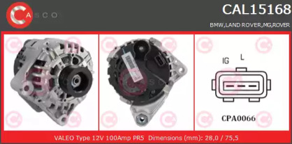 Генератор CASCO CAL15168RS