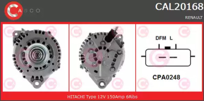 Генератор CASCO CAL20168GS