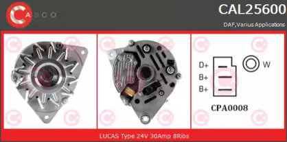 Генератор CASCO CAL25600AS