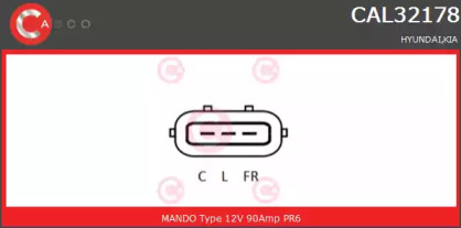 Генератор CASCO CAL32178GS