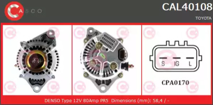 Генератор CASCO CAL40108AS