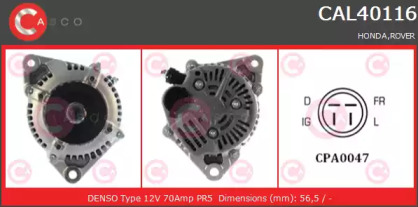 Генератор CASCO CAL40116AS