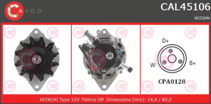 Генератор CASCO CAL45106AS