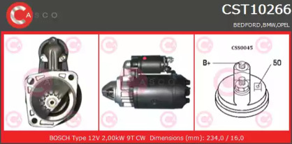 Стартер CASCO CST10266AS