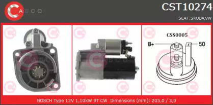 Стартер CASCO CST10274GS