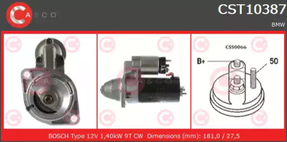 Стартер CASCO CST10387GS