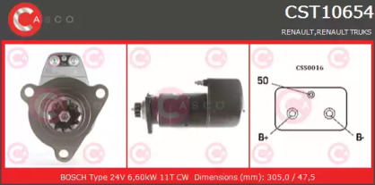 Стартер CASCO CST10654ES