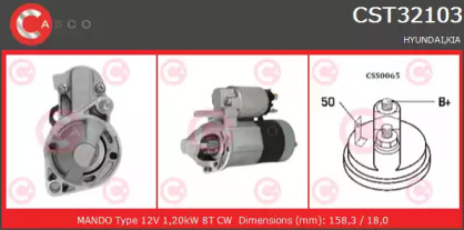 Стартер CASCO CST32103AS
