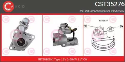 Стартер CASCO CST35276GS