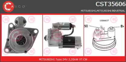 Стартер CASCO CST35606AS