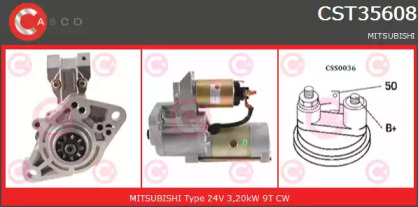 Стартер CASCO CST35608AS