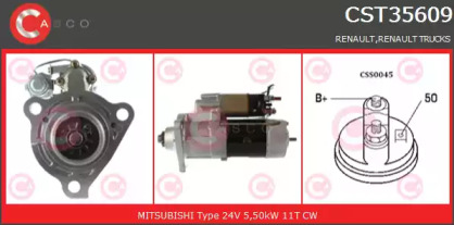 Стартер CASCO CST35609AS