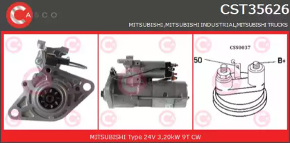 Стартер CASCO CST35626AS