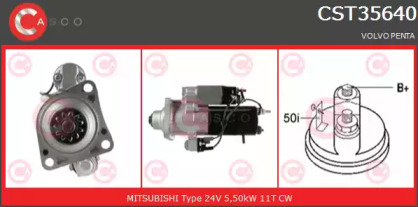 Стартер CASCO CST35640GS