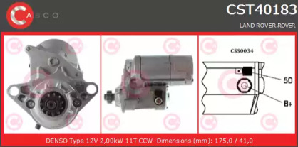 Стартер CASCO CST40183GS