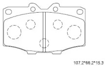 Комплект тормозных колодок ASIMCO KD2259