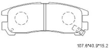 Комплект тормозных колодок ASIMCO KD4624