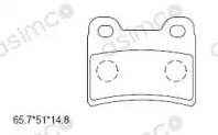 Комплект тормозных колодок ASIMCO KD9736