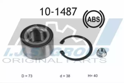 Комплект подшипника IJS GROUP 10-1487