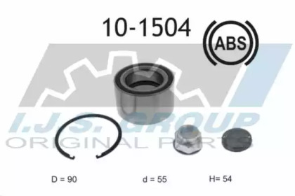 Комплект подшипника IJS GROUP 10-1504