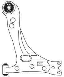 Рычаг независимой подвески колеса FRAP 2061