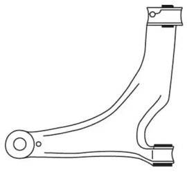 Рычаг независимой подвески колеса FRAP 2479