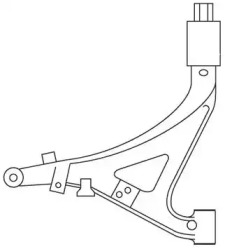 Рычаг независимой подвески колеса FRAP 3145