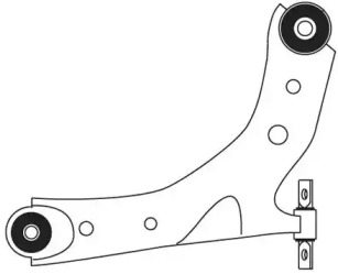 Рычаг независимой подвески колеса FRAP 3486
