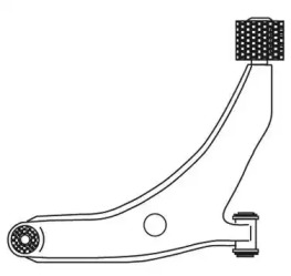 Рычаг независимой подвески колеса FRAP 3554