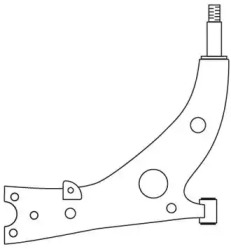 Рычаг независимой подвески колеса FRAP 3652
