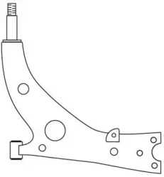 Рычаг независимой подвески колеса FRAP 3653