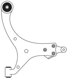 Рычаг независимой подвески колеса FRAP 3840
