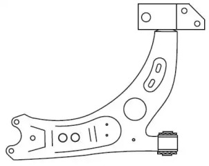 Рычаг независимой подвески колеса FRAP 4522