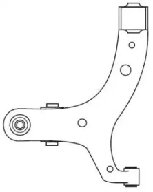 Рычаг независимой подвески колеса FRAP 4613