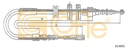 Трос COFLE 10.4091