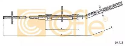 Трос COFLE 10.413