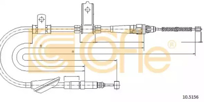 Трос COFLE 10.5156