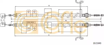 Трос COFLE 10.5343