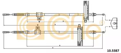 Трос COFLE 10.5387