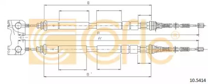 Трос COFLE 10.5414