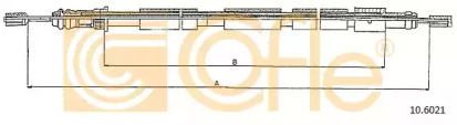 Трос COFLE 10.6021