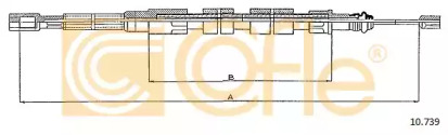 Трос COFLE 10.739