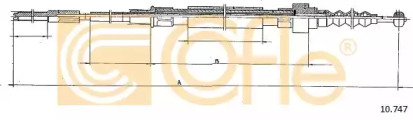 Трос COFLE 10.747