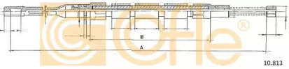 Трос COFLE 10.813