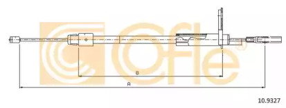 Трос COFLE 10.9327