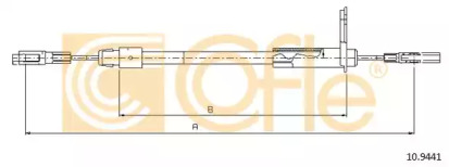 Трос COFLE 10.9441