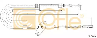Трос COFLE 10.9843