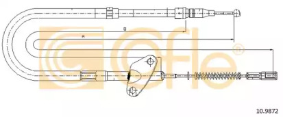 Трос COFLE 10.9872