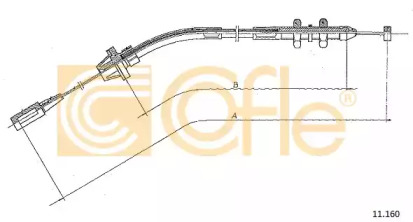 Трос COFLE 11.160